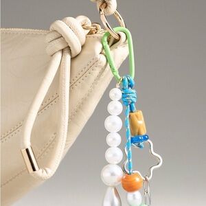 Anthropologie Spring Star Colorful Beaded Bag Charm